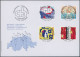 Suisse - 2022 - Kanton - Schweiz - Ersttagsbrief FDC ET - Ersttag Voll Stempel - Brieven En Documenten