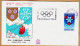 04839 / FDC JEUX OLYMPIQUES Hiver 1968 Flamme GRENOBLE Premier Jour N°594  - Winter 1968: Grenoble