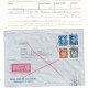 Norvège - Lettre Exprès De 1952 - Oblit Oslo - Exp Vers Remscheid - Cachet Train Hamburg Osnabrück + Remscheid Essen - Covers & Documents