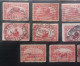 UNITED STATE 1913 PARCEL POST STAMPS  CAT SCOTT N Q1/Q12 LACKS Q7 - Oblitérés