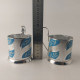 Delcampe - Vintage Soviet Russian Set Of 2 Podstakannik Tea Cup Holders USSR #5515 - Tasses