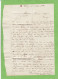 LETTRE D'UNE FABRIQUE DE BONNETERIE A LEUZE,AVEC COB NO 19, POUR TOURCOING,CACHET "FRANCE PAR TOURNAY,1866. - 1865-1866 Perfil Izquierdo