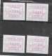 Belgium FRAMAS - From CHARLEROI (4)  + BELGICA 2001 (4) + Junex 2001 (4) - See Scans & Notes - Mint