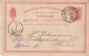 DENMARK 1890 POSTCARD MiNr P 26 I A SENT FROM KOBENHAVN TO BERLIN - Interi Postali