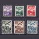 SLOVAKIA 1939, Sc# C1-C6,  Air Mail, Planes Over Tatra Mountains, MH - Unused Stamps