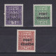 DANZIG 1928, Mi# 20-22, Overprint, MH - Port Gdansk