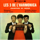 LES 3 DE L'HARMONICA - FR EP - TARANTELLA SICILIANA + 3 - Musiche Del Mondo