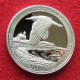 USA 25 Cents  $1/4 2018 Quarter National Park Bird Block Island SILVER PROOF UNC ºº - Sonstige & Ohne Zuordnung