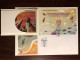 SPAIN FDC COVER FULL SET OF  CARDS 2021 YEAR COVID HEALTH MEDICINE STAMPS - FDC