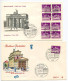 Germany, Berlin 1963 2 FDCs Scott 9N120A Brandenburg Gate; Berlin & Bonn Postmarks - 1948-1970