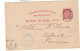 Norvège - Carte Postale De 1891 - Entier Postal - Oblit Christiania - Exp Vers Ruhimaki - Valeur 7,50 € En .....2005 - Briefe U. Dokumente