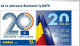 ROMANIA 2024 - 20 YEARS SINCE ROMANIA’S ACCESSION TO NATO  Set Of 2 Stamps With Labels MNH** - NATO