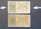 BANKNOTE ITALY KINGDOM VITTORIO EMANUELE 2 LIRE 1944 BOLAFFI GIOVINCO ERRORE EVANESCIENTE PRINT NOT CIRCULATED - Italia – 2 Lire