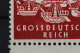 Deutsches Reich, MiNr. 862 PLF F 46, 6er Block, Unterrand, Ungebraucht - Abarten & Kuriositäten