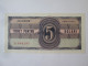 Romania 5 Dollars UNC Navrom,foreign Exchange Certificate From The 80's,see Pictures - Roumanie