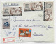 RWANDA UNESCO 10FRX3+4FR+ 12FR SOCCER FOOTBALL LETTRE COVER REC AVION SYUMBA 1973 TO SUISSE - Lettres & Documents