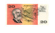 Australia 20 Dollars ND 1985 Johnson Frasers Signature P-43 UNC Foxed Margin - 1974-94 Australia Reserve Bank