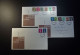 Great Britain - FDC - 1980 - 3 Envelopes - New Definitive Values  - With Insert - Cancellation Southend-on Sea - Essex - 1971-1980 Decimale  Uitgaven