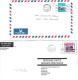 HONG KONG. 7 Enveloppes Ayant Circulé. Vue Panoramique De Hong Kong. - Storia Postale