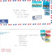HONG KONG. 7 Enveloppes Ayant Circulé. Vue Panoramique De Hong Kong. - Storia Postale