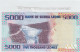 BILLETE SIERRA LEONA 5.000 LEONES 2010 P-32a SIN CIRCULAR - Sonstige – Afrika