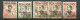 26414 Kouang-Tchéou N°35/6, 39, 61° Timbres D'Indochine De 1919-23 Surchargés 1919-23  B/TB - Used Stamps