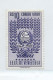 VENEZUELA 1952 TRUJILLO COAT OF ARMS VIOLET 10BS SCOTT C445 MICHEL 979 MLH - Venezuela