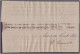 Delcampe - STAMP LESS, STAMPLESS Red Postmark 14th November 1845 Folded Cover - ...-1840 Préphilatélie