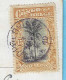 Timbre Type Mols-Congo-Belge-"Unilingue"-15c Ocre-brun-N°52a-Cpa-Léopoldville-Activité Au Port-Trabalhos No Porto-1910 - Lettres & Documents