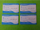 LOT DE 4 TELECARTES PREPAYEES SAN MARCO 2 MINUTES - Altri & Non Classificati