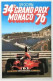 Monaco Grand Prix 1976 - Ferrari  -  Reproduction D'affiche Publicité D'epoque  -  Carte Postale - Grand Prix / F1