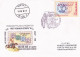 FIRST ROMANIAN STAMP ANNIVERSARY, BULL'S HEAD, OVERPRINT STAMP, SPECIAL COVER, 1998, ROMANIA - Cartas & Documentos