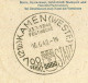 "ALL. BESETZUNG" 1948, SSt. "KAMEN, 700 Jahre Stadt" Auf Postkarte (A0211) - Postal  Stationery