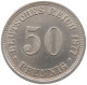 GERMANY EMPIRE 50 PFENNIG 1877 PP SHINY FIELDS MINOR HAIRLINES #t031 0643 - 50 Pfennig