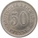 GERMANY EMPIRE 50 PFENNIG 1876 A UNC #t031 0631 - 50 Pfennig