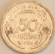 France - 50 Centimes 1944, KM# 894.1a (#4052) - 50 Centimes