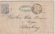 Belgique 1869 N° 18 LP. 374 Verviers (A) (1) Vers Charleroy - 1865-1866 Profil Gauche