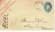 Etats Unis Entier Postal Enveloppe 1 C. Bleu Expédié D'Albany - Altri & Non Classificati