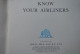 KNOW YOUR AIRLINERS 2/6 Années 50 Argonaut IL-12 Hermès 4A Herald DC-6B 4  3 Scandia Caravelle Shell BP Airlines Badges - Andere & Zonder Classificatie