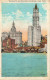 ETATS-UNIS - Woolworth And Municipal Buildings - New York - Colorisé - Vue Générale - Bateaux - Carte Postale Ancienne - Other Monuments & Buildings