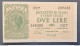 BANKNOTE ITALY KINGDOM VITTORIO EMANUELE 2 LIRE 1944 VENTURA GIOVINCO NOT CIRCULATED - Italia – 2 Lire