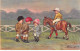 Illustrateurs - N°81776 - C. Colombo - Jeunes Cavaliers, Et Un Jockey Sur Sa Monture - Colombo, E.