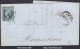 FRANCE N°10 SUR LETTRE AVEC PC 2706 LA ROCHELLE CHARENTE INF + CAD DU 22/10/1853 - 1852 Louis-Napoléon