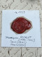 CACHET CIRE ANCIEN - Sigillographie - SCEAUX - WAX SEAL - 1855 MONSEIGNEUR MORLOT - Stempel & Siegel