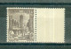 TUNISIE - N°279** MNH SCAN DU VERSO. Types De 1926-28. Bord De Feuille. - Ungebraucht