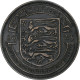 Jersey, George V, 1/24 Shilling, 1923, Londres, Bronze, TTB+, KM:13 - Jersey