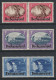 Bechuanaland Scott 137/139 - SG129/131, 1945 Victory Set MH* - 1885-1964 Protectorat Du Bechuanaland