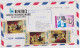 Nicaragua Lettre Timbre Presidente Somoza Usa Independence Gladstone Stamp X5 Air Mail Cover Sello Correo Aereo 1975 - Nicaragua