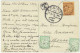 MONACO - 1922/3 - Timbres Taxe 5c (x2) Et 50c Duval Sur CP Non Affranchie Du CAIRE, Egypte à Monaco - Strafport