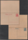 ALLEMAGNE - WEIMAR /1920-1922 ENSEMBLE DE 5 CARTES DOUBLES AVEC REPONSE PAYEE / 3 SCANS (ref 8665) - Postkarten